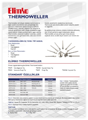 Thermowell Kısaform Katalog