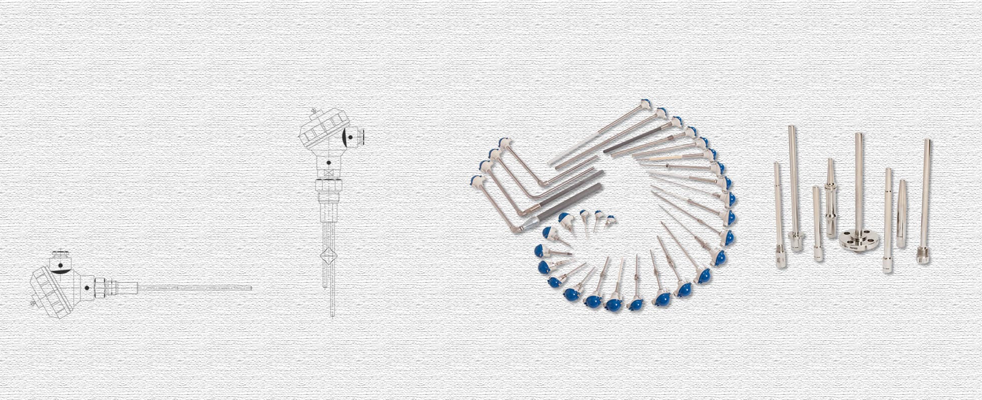 Thermocouples<br>Resistance Thermometers<br>Thermowells