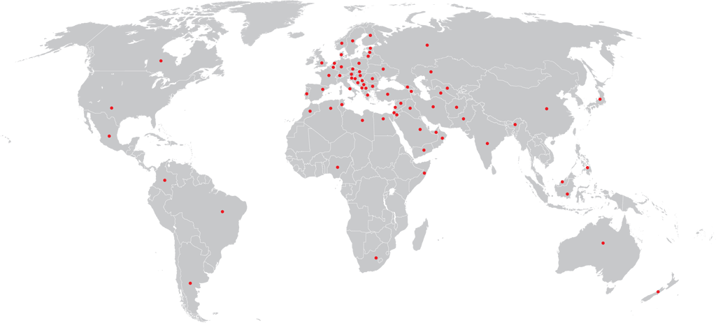 Countries That Use Our Products