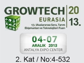 Growtech 2013 Fuarında sizlerleydik...