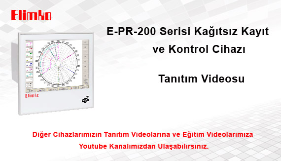E-PR-200 Serisi Kağıtsız Kayıt ve Kontrol Cihazı Tanıtım Filmi  